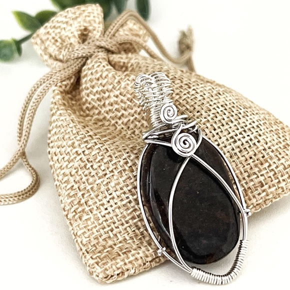 Handmade wire wrapped  semiprecious stone💖✨ - Picture 2 of 8